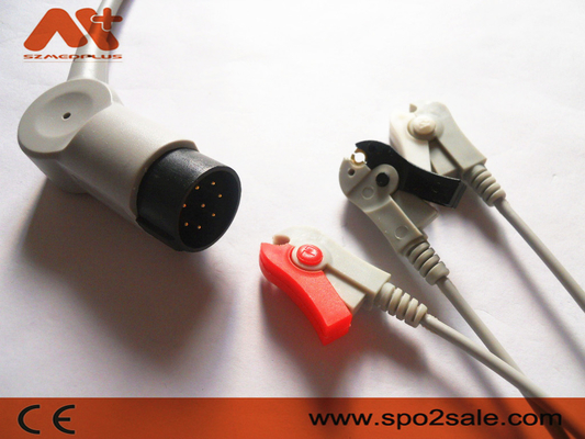 Nihon Kohden oec-6102A, oec-6105A, oec-6120A, oec-6120J, de Compatibele 3Lead Klem van oec-6120K direct-verbindt ECG-Kabel