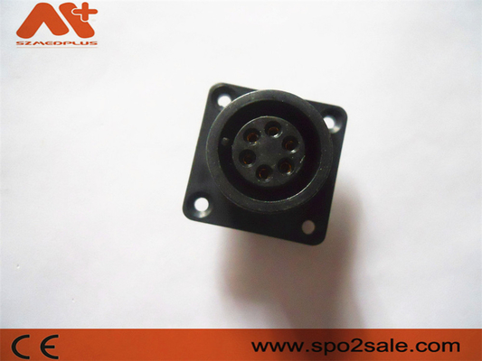 Connectoren voor medische hulpmiddelen AAMI Compatible ECG Socket 6 Pin