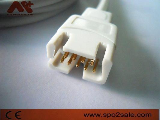 Kabel van de szmedplus de Compatibele SpO2 Adapter - LNC-4-Ext.