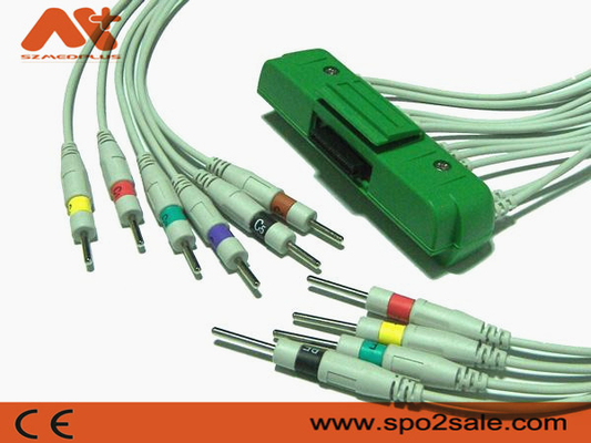 electrocardiogram Geduldige Kabel Ecg Nihon Kohden Cardiofax V 1550K, ecg-9522P, ecg-1550