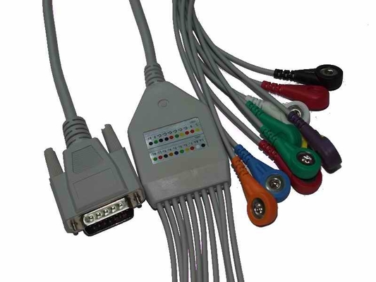Cardiomaq 10 Lead EKG kabel voor 100H 300H 600H 1200H EKG machine