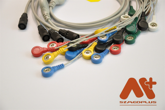 Compatibele Valenta Mn-08 7 lood Holter EKG kabel