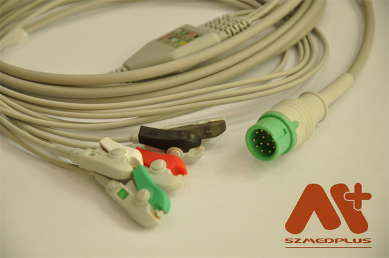 Comen C21 C30 C50 C70 C90 C100 Compatibel Eén stuk 5 lood EKG-kabel