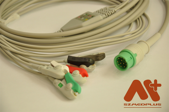 Comen C21 C30 C50 C70 C90 C100 Compatibel Eén stuk 5 lood EKG-kabel