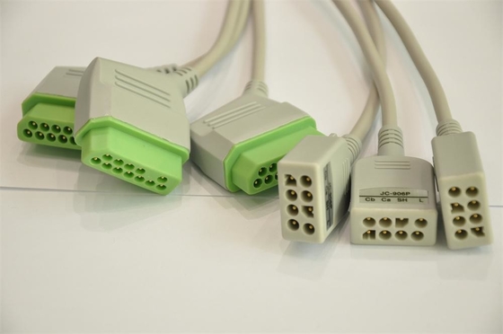 Compatibele ECG Geduldige Kabel 6 Lood jc-906PA van Nihonkohden