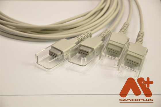De geduldige Kabel ISO13485 Philips M1943AL van de Monitorspo2 Uitbreiding